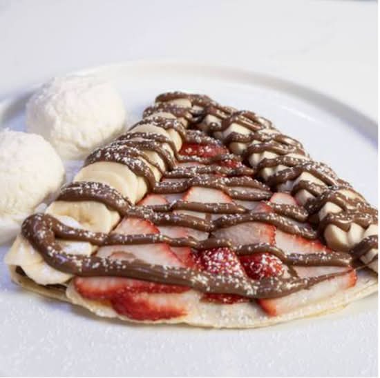 Banana Split Crepe