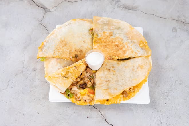 Cheesy Chicken Quesadilla