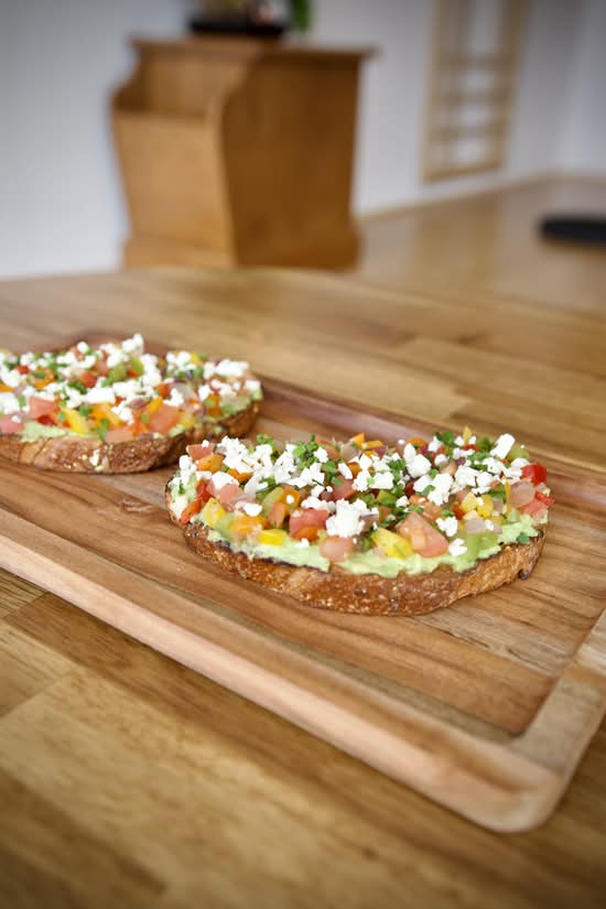 Veggie Avocado Toast