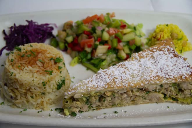 Pastilla au Poulet et Amandes Grillées / Chicken and Roasted Almond Pastilla