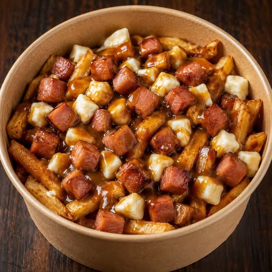 Hot dog poutine