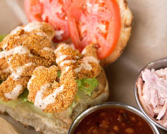 Shrimp Po' Boy Sandwich