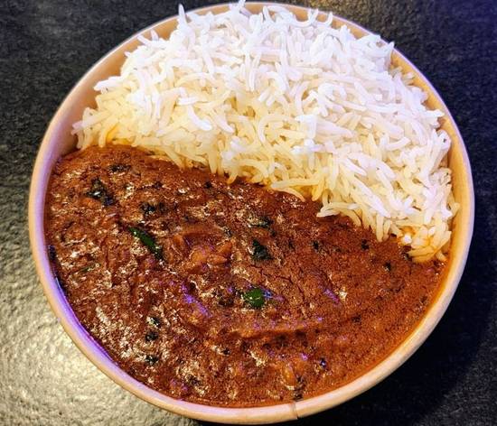Channa Masala Bowl(8oz of curry with Rice or Naan)