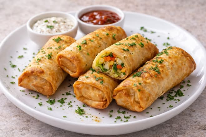 House Spring Rolls (4 pcs)