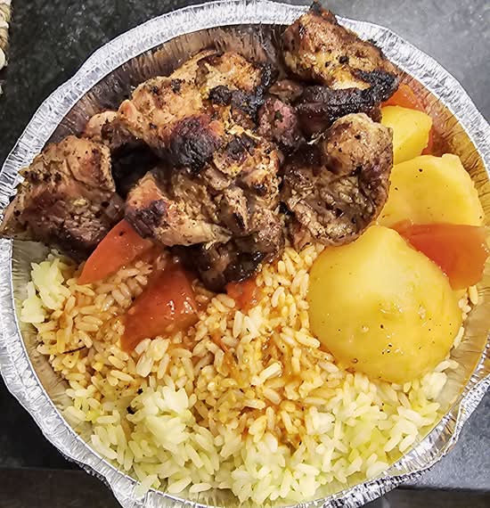 Pork Souvlaki Dinner