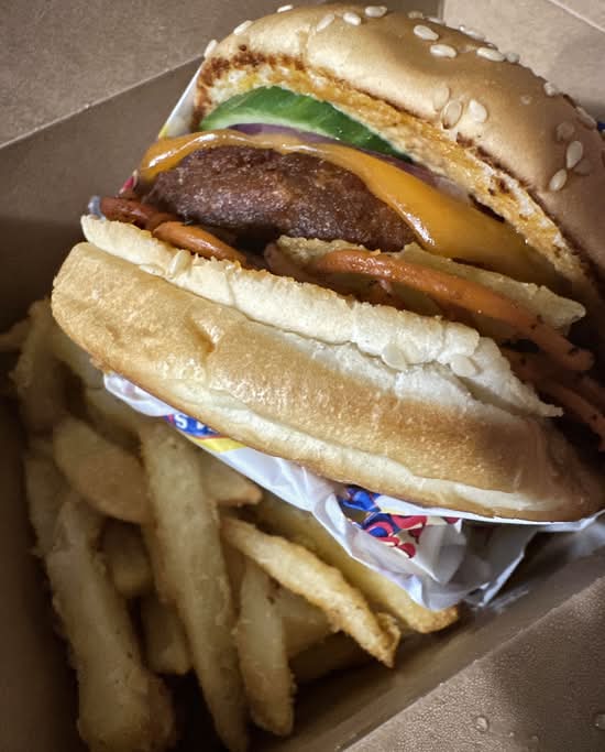 Veg Noodle Burger Combo
