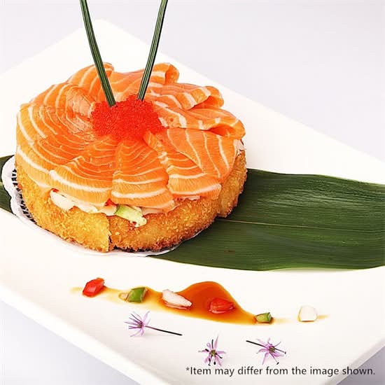 Salmon Sushi Pizza 6pcs