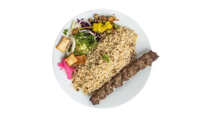 ADANA KEBAB PLATE (GROUND BEEF)