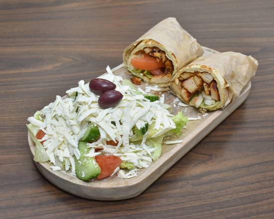 Pita and Salad