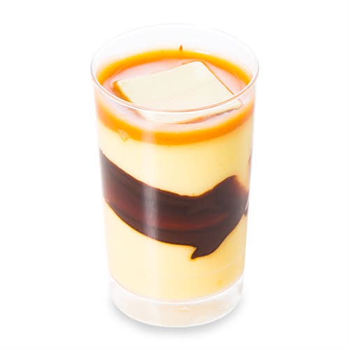 VERRINE CRÈME BRÛLÉE AU YUZU ET AU CARAMEL / CARAMEL AND YUZU CRÈME BRÛLÉE