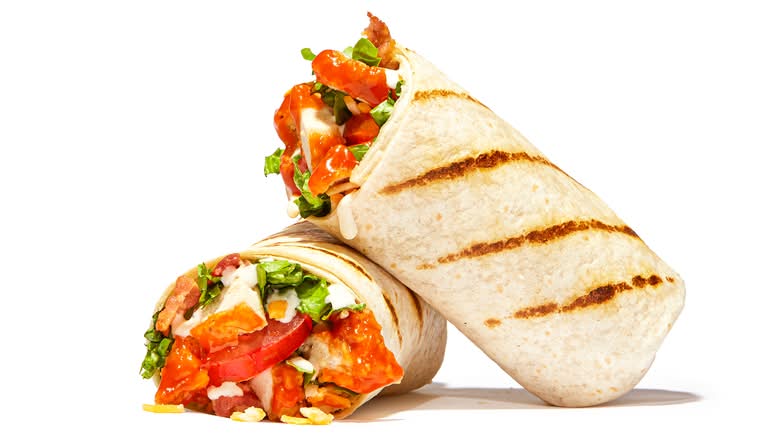 Crispy Buffalo Chicken Wrap 770 cals