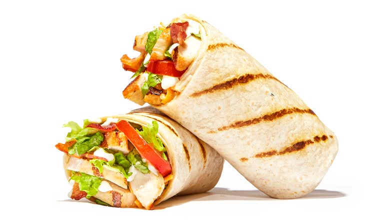 Grilled Chicken Wrap 440 cals