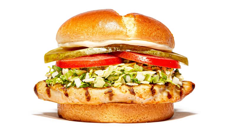 Grilled Chicken Sandwich 290 cals