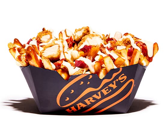 Regular Bacon Double Cheese Poutine 850 cals
