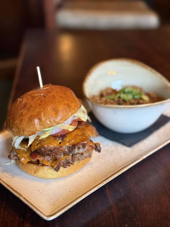 Bacon & Cheese Smash Burger