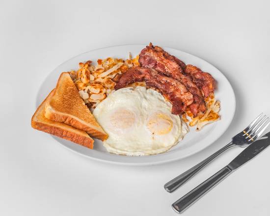 Bacon, Sausage, or Ham with Eggs
