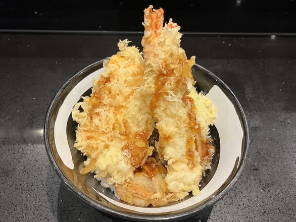 Shrimp and Vegetable Tempura Donburi