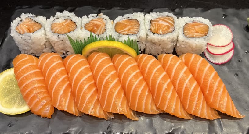 Salmon Sushi Lunch