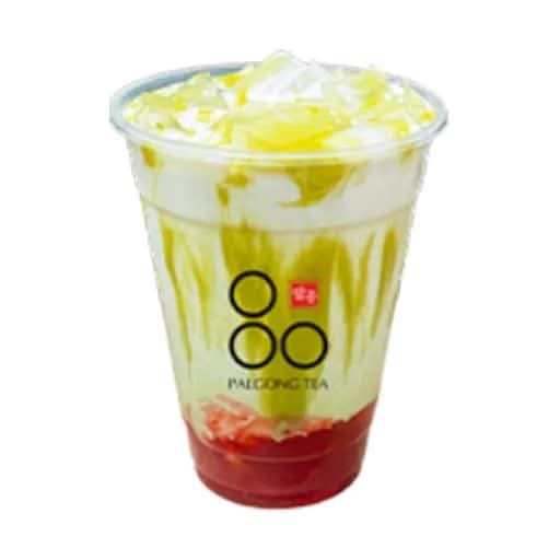 Strawberry Matcha Milk Tea