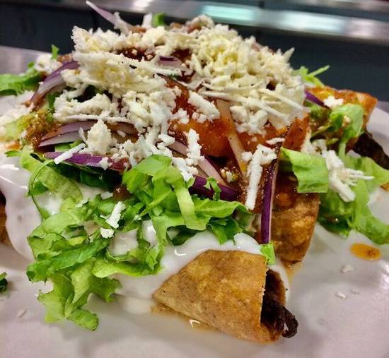 Chicken Hard Tacos (Tacos Dorados) Order 4 pcs.6"