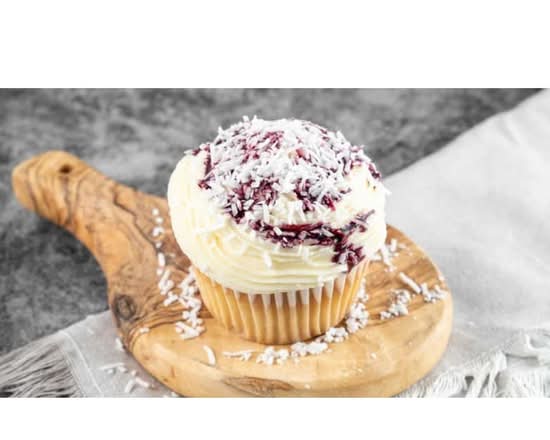 Each Blueberry Cheesecake Cupcake