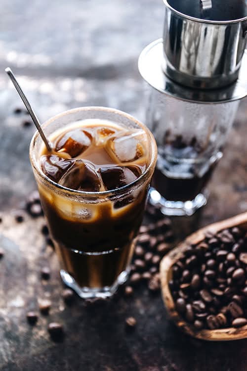 #40 (Ice Vietnamese Phin Americano Coffee Foam -COLD)