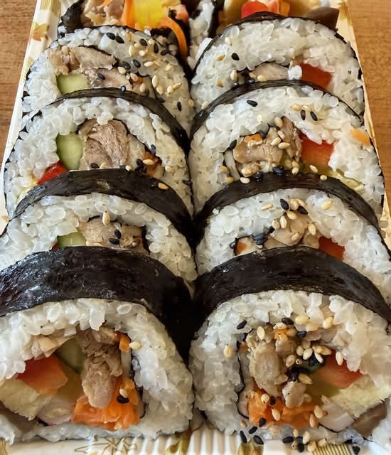 Chicken Rice Roll