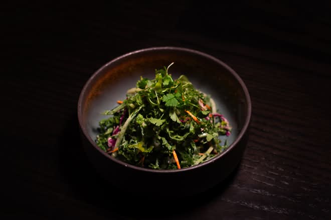 Salade de chou frisé / Kale slaw