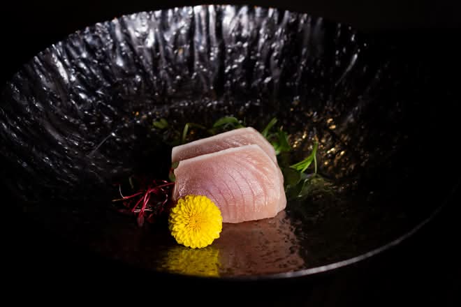 Thon albacore / Albacore tuna sashimi