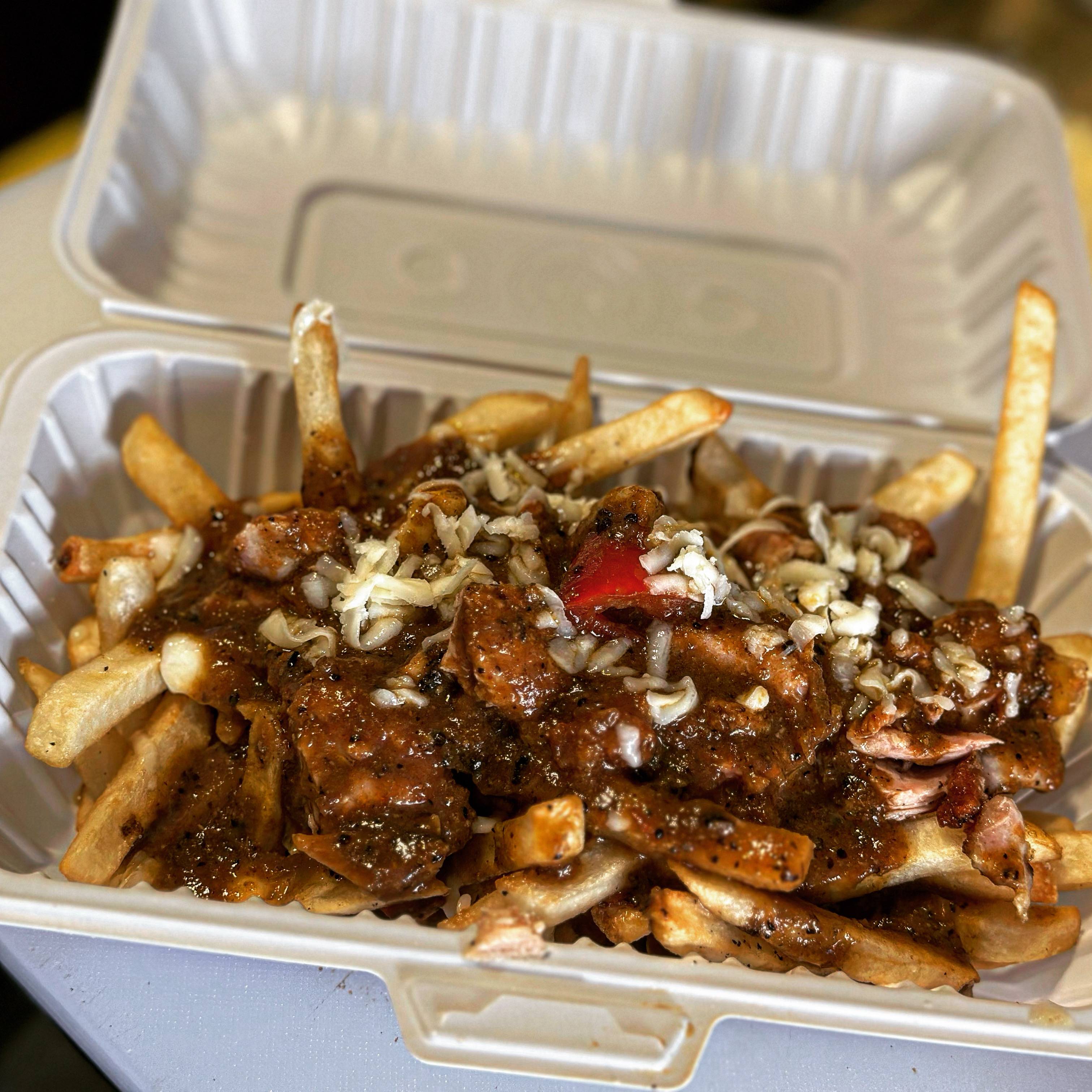Curry Chicken Poutine