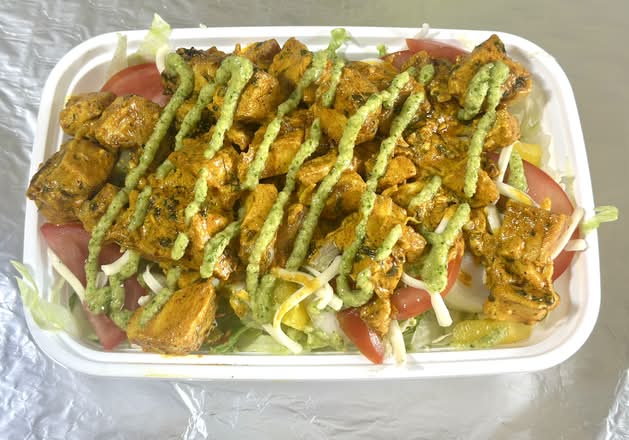 Chicken Tikka on Salad