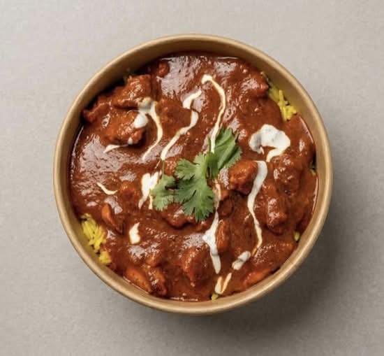 Butter chicken rice  bowl (halal)