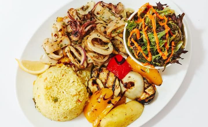 Calamars Grillés Plate