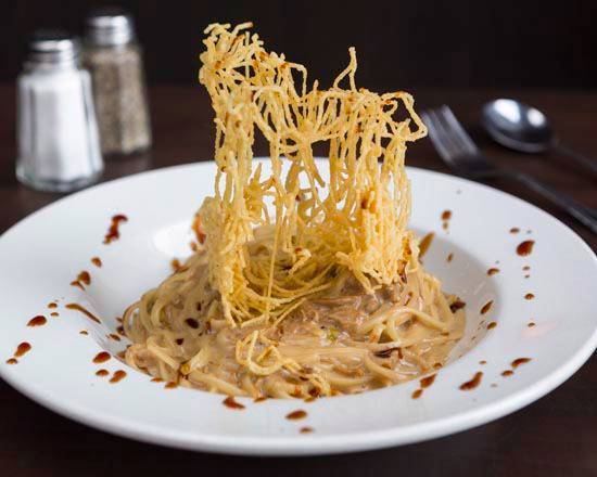 Linguine confit de canard / Linguine duck confit