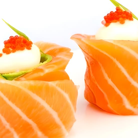 #N12 Nigiri à la fleur de saumon