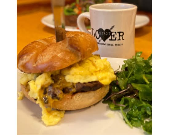Steak, Egg & Cheese Bagel