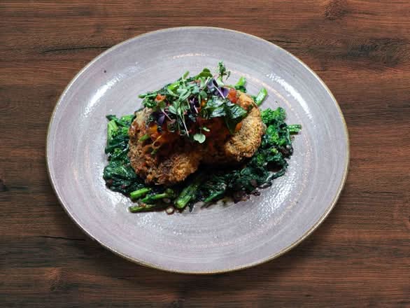 STUFFED CRISPY PORTOBELLO