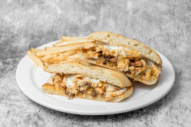Grill Chicken Mushroom Melt