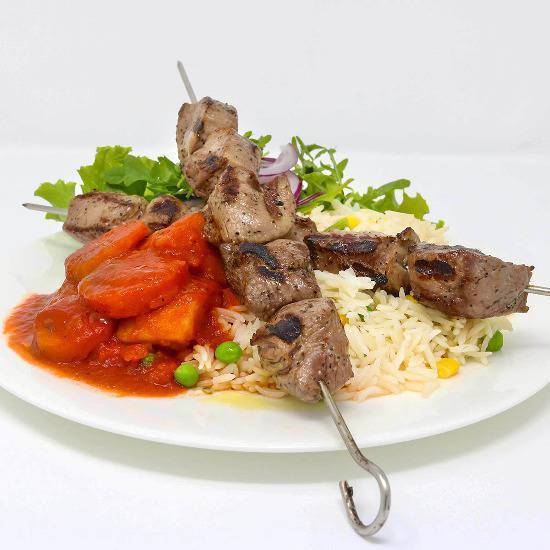 Dinner Platter - Lamb Kebab