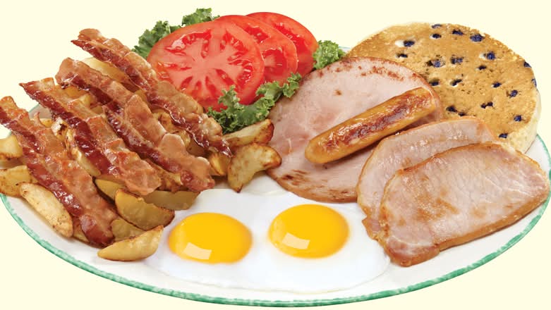 Gargantuan breakfast