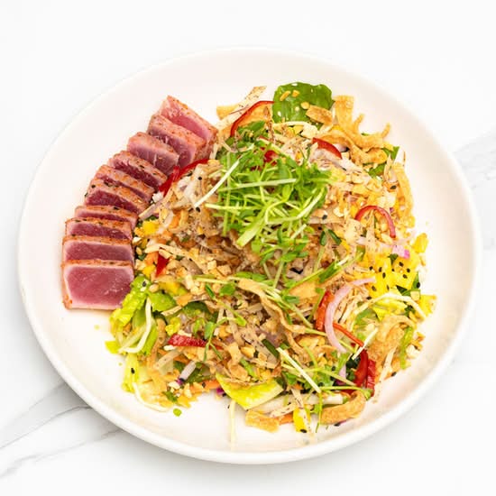 Seared Tuna Crunch Salad