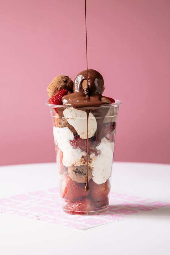 Tiramisu fraise bite