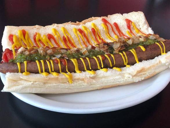 All Beef Foot Long Hot Dog