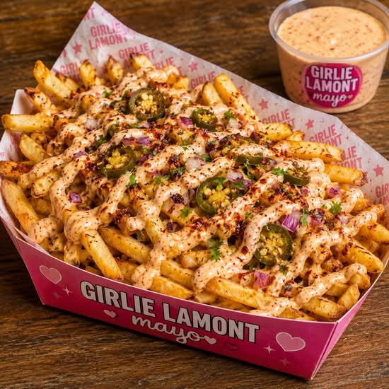 garlic lemon mayo fries