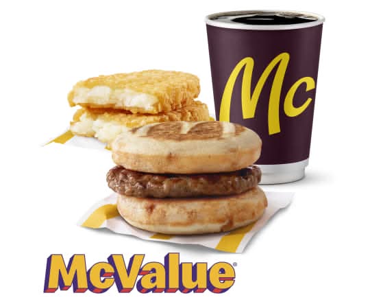 Sausage McGriddles McValue Meal [560.0 Cals]