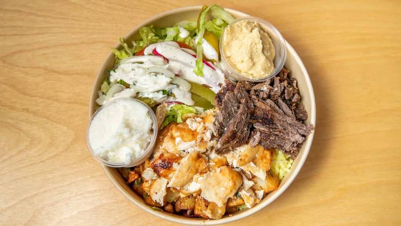 Plat Combo Amir Shish Taouk Shawarma / Combo Amir Shish Taouk Shawarma Platter