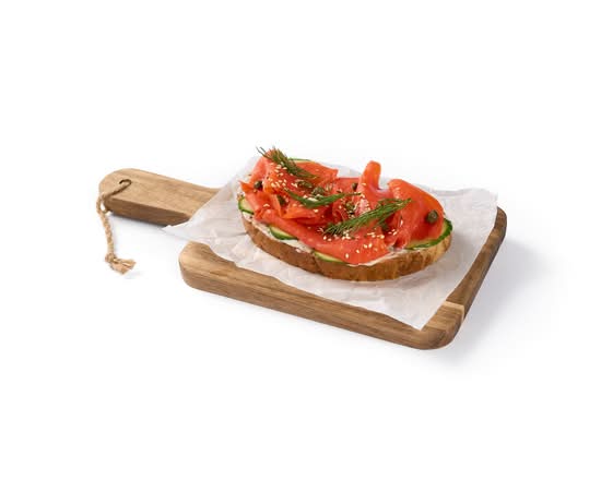 SMOKED SALMON BRUSCHETTA