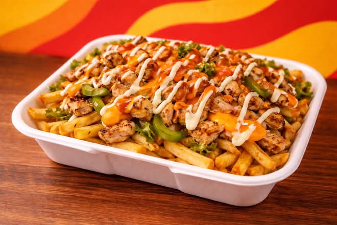 Chicken Philly on Fries