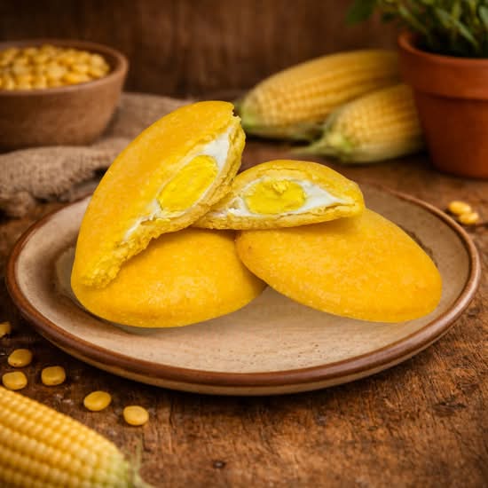 Arepas colombiennes aux œufs – 2 unités