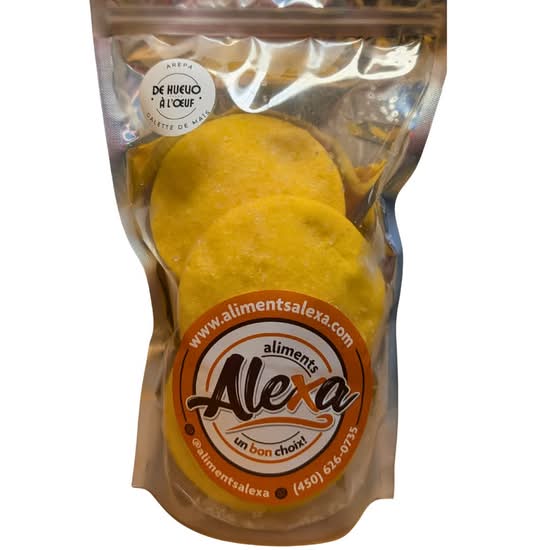 Arepa à l’œuf (5 unités) Surgelée / Egg-stuffed arepa (5 units)